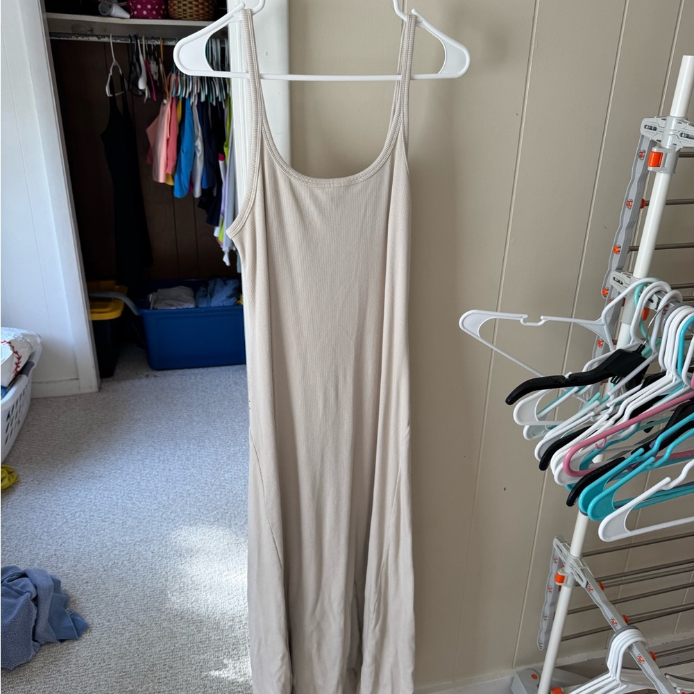 Old Navy Cream Strapy Dress